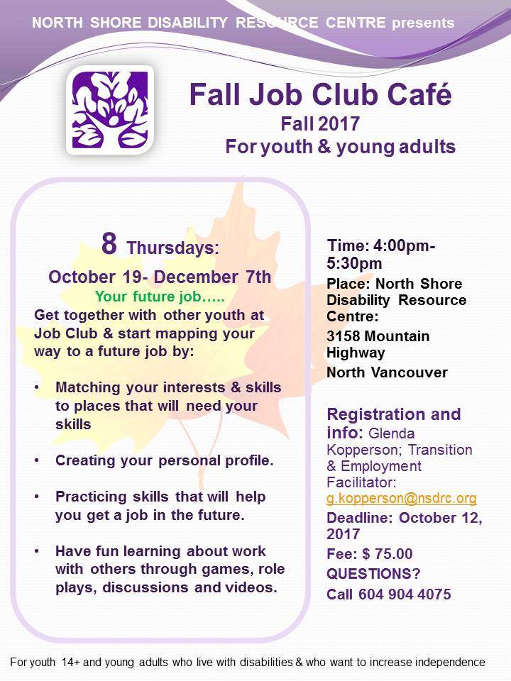 Job Club for Youth and Young Adults