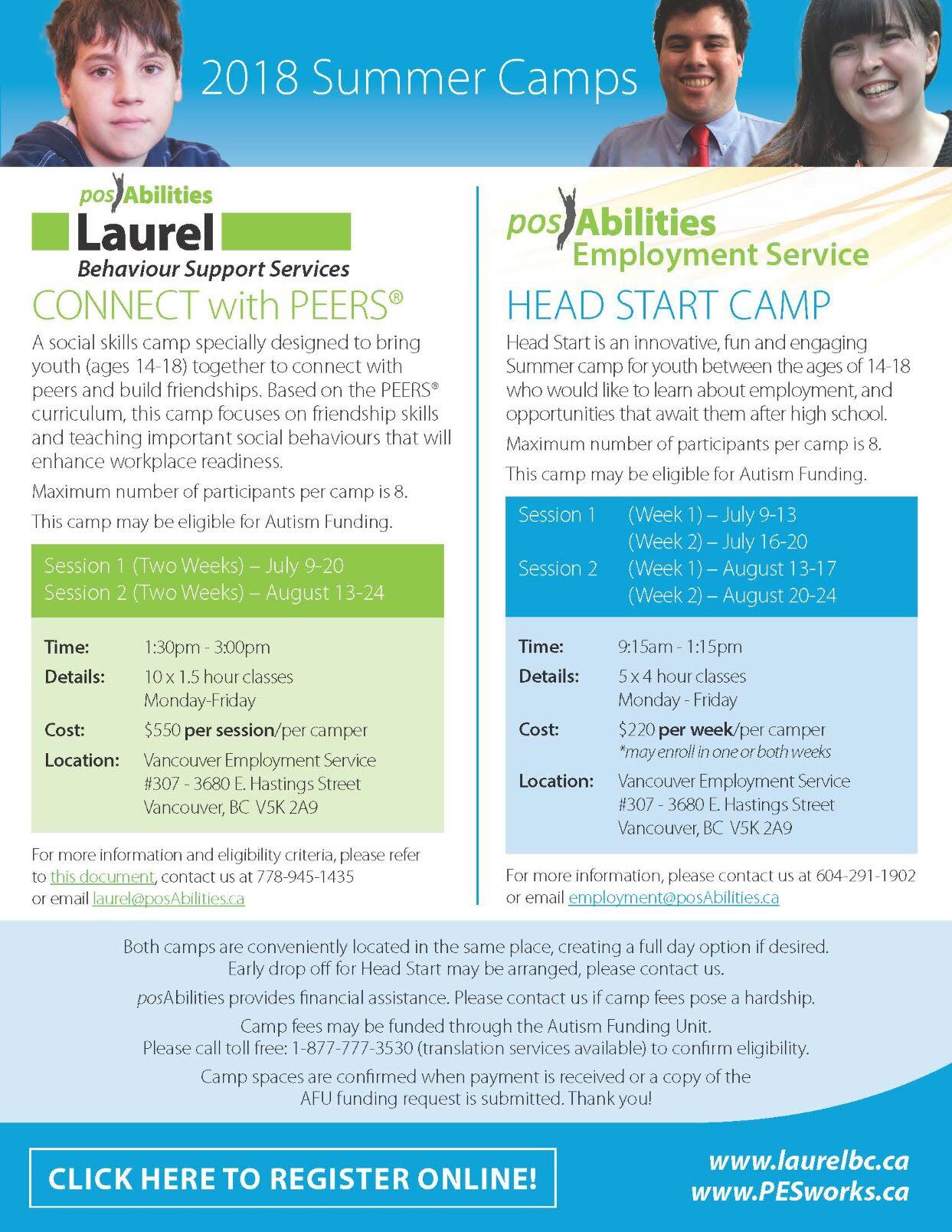 Connect with PEERS Summer Camp